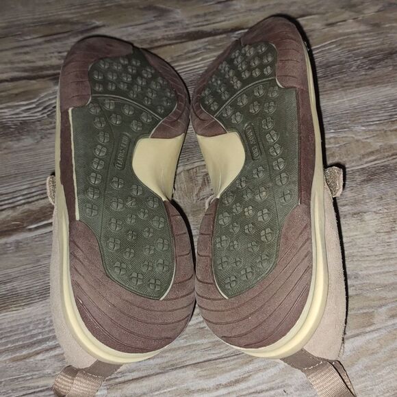 Lands End tan brown mary jane shoes  Sz 7.5 - Picture 7 of 8